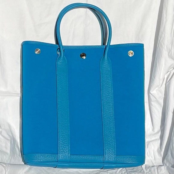 Hermes Garden File 28 Verso Bleu Zanzibar/Rubis w/box - Picture 8 of 9